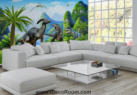 Image of Dinosaur Wallpaper Large Wall Murals for Bedroom Wall Art IDCWP-KL-000162
