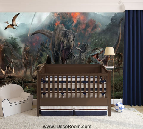 Image of Dinosaur Wallpaper Large Wall Murals for Bedroom Wall Art IDCWP-KL-000163