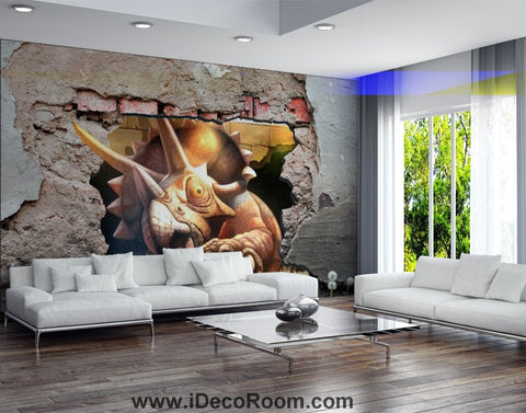Image of Dinosaur Wallpaper Large Wall Murals for Bedroom Wall Art IDCWP-KL-000164