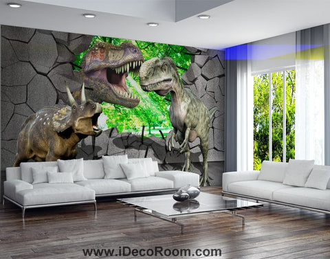 Image of Dinosaur Wallpaper Large Wall Murals for Bedroom Wall Art IDCWP-KL-000168