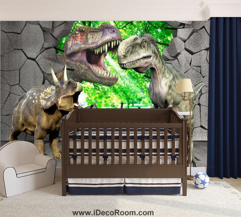 Image of Dinosaur Wallpaper Large Wall Murals for Bedroom Wall Art IDCWP-KL-000168