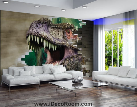 Image of Dinosaur Wallpaper Large Wall Murals for Bedroom Wall Art IDCWP-KL-000170