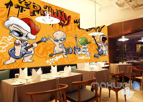 Image of Cartoon Punk Baby Wall Murals Paper Art Print Decals Decor Wallpaper IDCWP-TY-000030