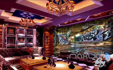 Image of 3D Graffiti Room Wall Paper Murals Print Deals Decor Wallpaper IDCWP-TY-000055