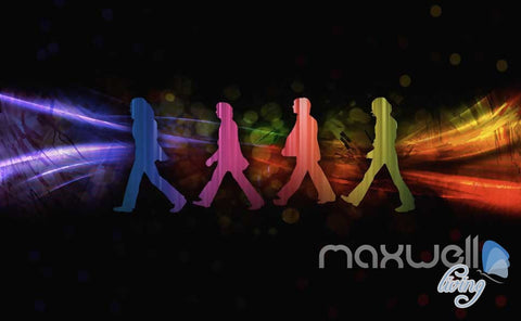 Image of Colorful Human Image Wall Paper Murals Print Decals Decor Wallpaper IDCWP-TY-000058