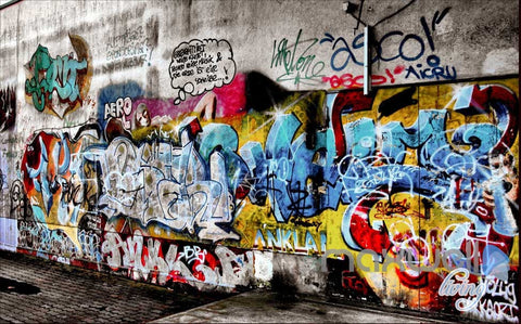 Image of 3D Graffiti Wall Art 73 Wall Murals Paper Print Decals Decor Wallpaper IDCWP-TY-000073