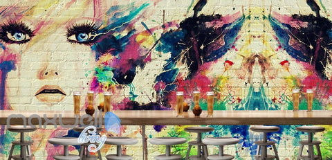 Image of 3D Graffiti Abstract Colorful Hope Wall Murals Wallpaper Wall Art Decals Decor IDCWP-TY-000104