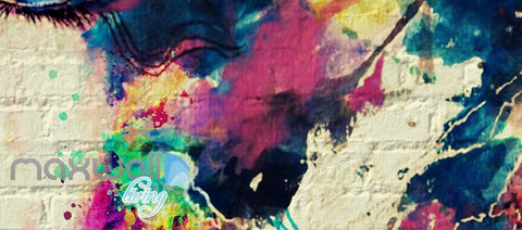 Image of 3D Graffiti Abstract Colorful Hope Wall Murals Wallpaper Wall Art Decals Decor IDCWP-TY-000104