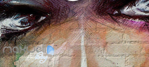 Image of 3D Graffiti Street Girl Wall Murals Wallpaper Wall Art Decals Decor IDCWP-TY-000105