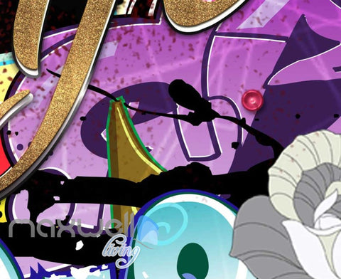 Image of 3D Graffiti Fashion Style Life Love Art Wall Murals Wallpaper Decals Print Decor IDCWP-TY-000165