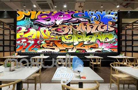 Image of 3D Graffiti Love life Flower Star Street Art Wall Murals Wallpaper Decals Print IDCWP-TY-000166