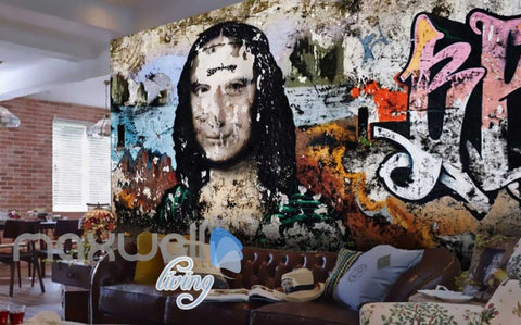 Image of 3D Graffiti Urban Letters Word Street Art Wall Murals Wallpaper Decals Prints IDCWP-TY-000167