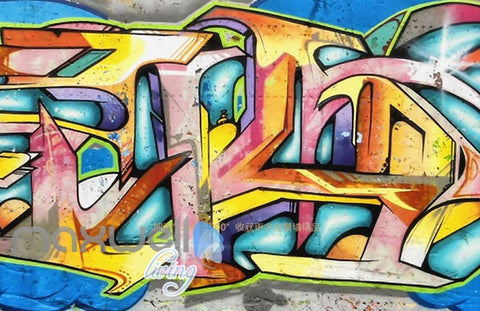 Image of 3D Graffiti Mona Lisa Paint Street Art Wall Murals Wallpaper Decals Prints Decor IDCWP-TY-000168