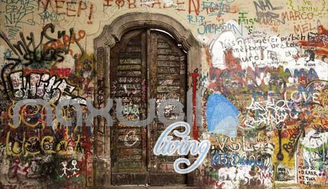 Image of 3D Graffiti Star light Abstract Letters Art Wall Murals Wallpaper Decals Prints IDCWP-TY-000169