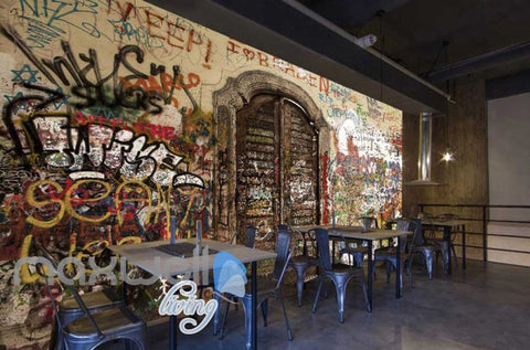 Image of 3D Graffiti Star light Abstract Letters Art Wall Murals Wallpaper Decals Prints IDCWP-TY-000169