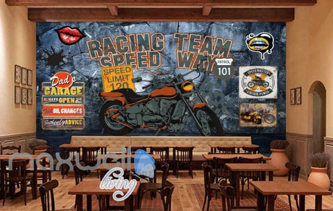 Image of 3D Graffiti Classic Cup Speed Way Art Wall Murals Wallpaper Decals Prints Decor IDCWP-TY-000192