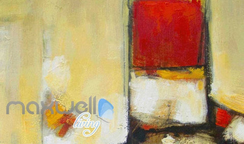 Image of 3D Graffiti Paint Red Yellow Theme Art Wall Murals Wallpaper Decals Prints Decor IDCWP-TY-000225