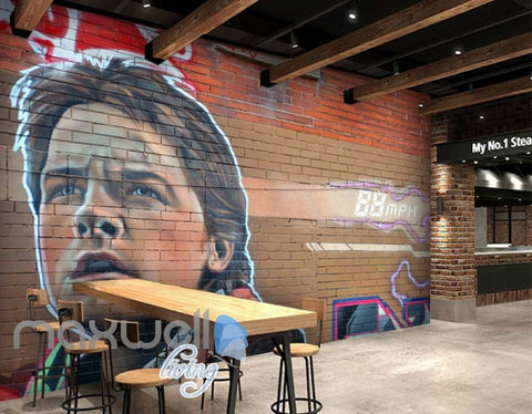 Image of 3D Graffiti Racing Car Racer Portrait Wall Murals Wallpaper Decals Prints Decor IDCWP-TY-000229