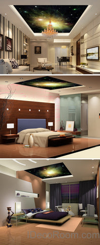 Image of 3D Star-1 Ceiling Wall Mural Wall paper Wall Decals Wall Art Print Deco Business Office wallpaper