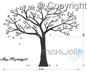 Image of Giant Family Tree Wall Stickers Vinyl Art Home Photo Decals Room Decor Mural Anniversary Wedding Valentines Day Gift