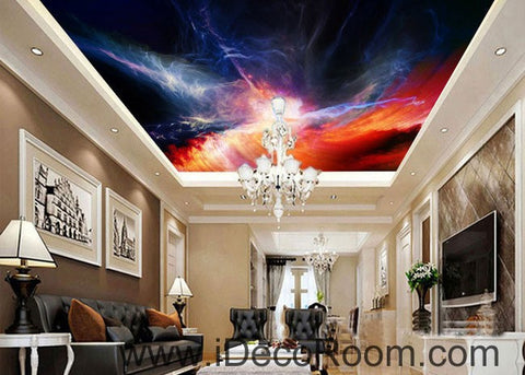 Image of Lightning Shade Sky 00086 Ceiling Wall Mural Wall paper Decal Wall Art Print Decor Kids wallpaper