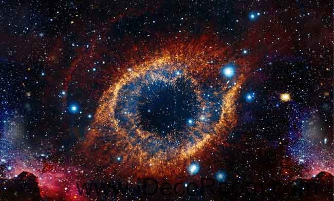 Nebula Star Cirble Universe Wallpaper Wall Decals Wall Art Print Business Kids Wall Paper Nursery Mural Home Decor Removable Wall Stickers Ceiling Decal