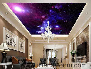 Mystery Star Wallpaper Wall Decals Wall Art Print Business Kids Wall Paper Nursery Mural Home Decor Removable Wall Stickers Ceiling Decal