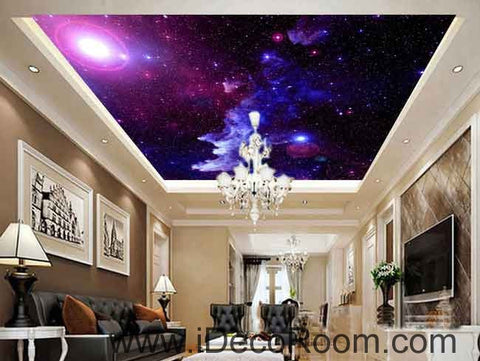 Image of Mystery Star Wallpaper Wall Decals Wall Art Print Business Kids Wall Paper Nursery Mural Home Decor Removable Wall Stickers Ceiling Decal