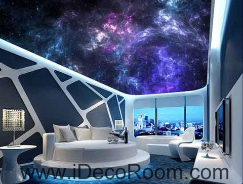 Image of Dark Sky Smoke Wallpaper Wall Decals Wall Art Print Business Kids Wall Paper Nursery Mural Home Decor Removable Wall Stickers Ceiling Decal