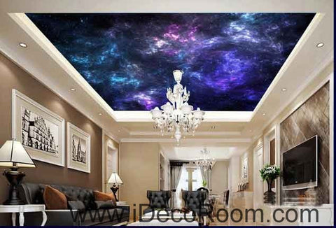 Image of Dark Sky Smoke Wallpaper Wall Decals Wall Art Print Business Kids Wall Paper Nursery Mural Home Decor Removable Wall Stickers Ceiling Decal