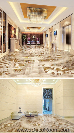 Flying Dragon Clouds 00053 Floor Decals 3D Wallpaper Wall Mural Stickers Print Art Bathroom Decor Living Room Kitchen Waterproof Business Home Office Gift