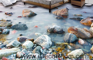 Stone Riverside 00076 Floor Decals 3D Wallpaper Wall Mural Stickers Print Art Bathroom Decor Living Room Kitchen Waterproof Business Home Office Gift