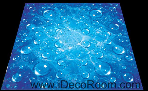 Blue Starry Night Sky Twinkle Star 00081 Floor Decals 3D Wallpaper Wall Mural Stickers Print Art Bathroom Decor Living Room Kitchen Waterproof Business Home Office Gift