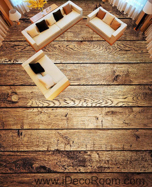 Wood Pattern 00089 Floor Decals 3D Wallpaper Wall Mural Stickers Print Art Bathroom Decor Living Room Kitchen Waterproof Business Home Office Gift