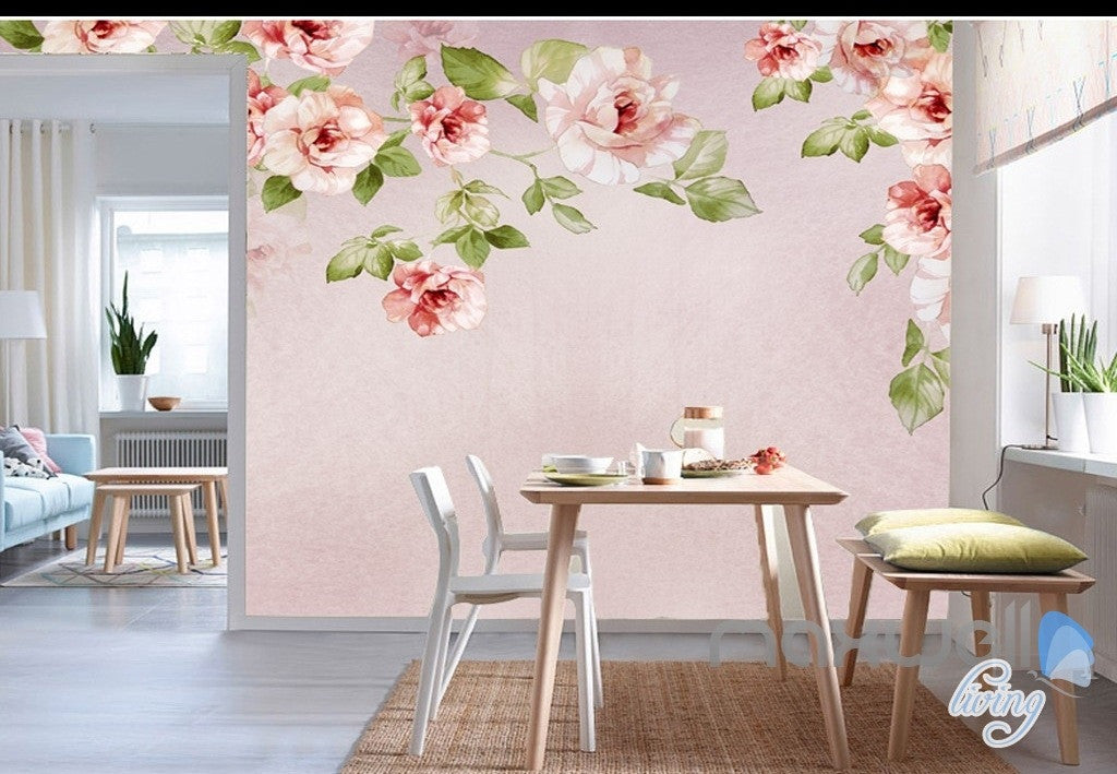 American pastoral hand painted entire room wallpaper wall mural decal IDCQW-000002