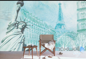 Large European only goddess like entire room wallpaper wall mural decal IDCQW-000005