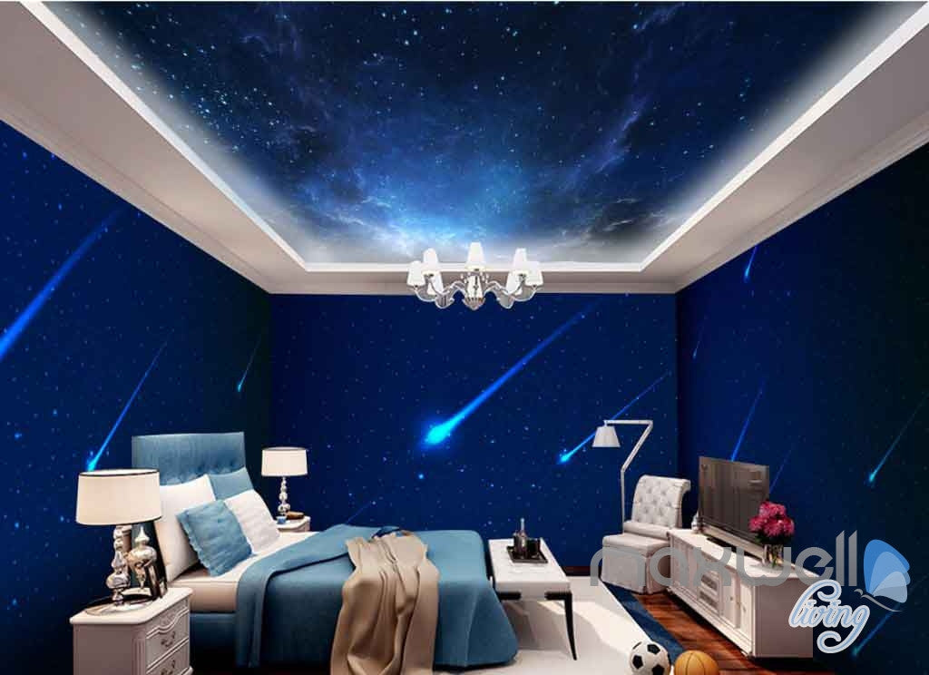 3D Nubela Comet Universe Entire Room Wallpaper Wall Murals Art Prints IDCQW-000085