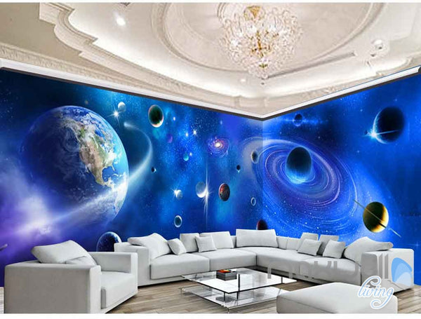 Retro English newspaper theme space entire room wallpaper wall mural d –  IDecoRoom