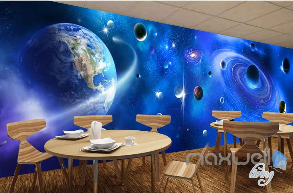 3D Universe Entertainment Entire Room Bedroom Wallpaper Wall Murals Art Prints  IDCQW-000143