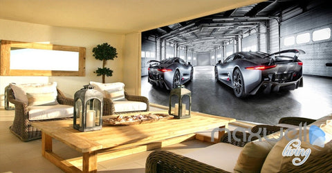 Image of 3D Racing Cars Modern Art Entire Living Room Office Wallpaper Wall Mural Art IDCQW-000263