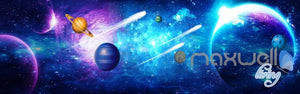 3D Comet Stars Universe Ceiling Entire Living Room Business Wallpaper Wall Mural IDCQW-000285