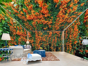 3D Flowers Vine Entire Room Wall Murals Wallpaper Paper Decals Art Print Decor IDCQW-000332