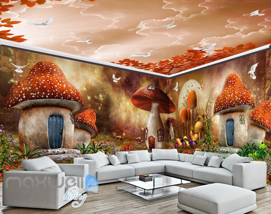 For Georgi:3D Fantacy Garden Wall Murals Wallpaper Paper Art Print Decor IDCQW-000371