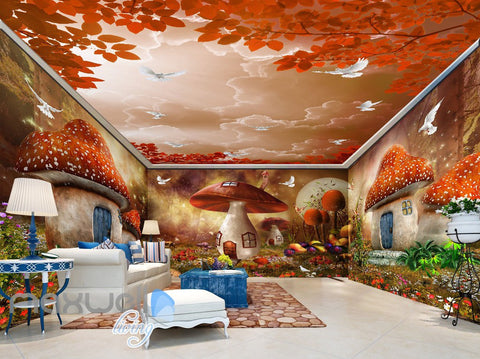 Image of 3D Fantacy Garden Wall Murals Wallpaper Paper Art Print Decor IDCQW-000371