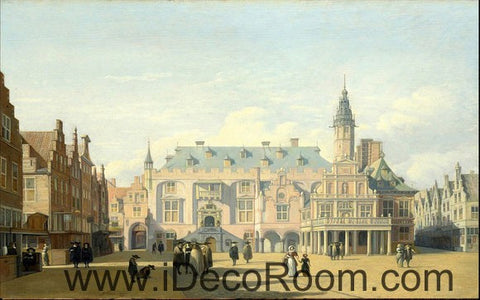 Image of The Palace Square classic 000013 Wallpaper Wall Decals Wall Art Print Mural Home Decor Gift Office Business