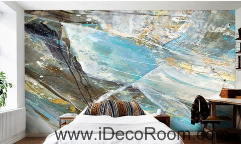 Image of Abstract Rock Illustration IDCWP-000053 Wallpaper Wall Decals Wall Art Print Mural Home Decor Gift
