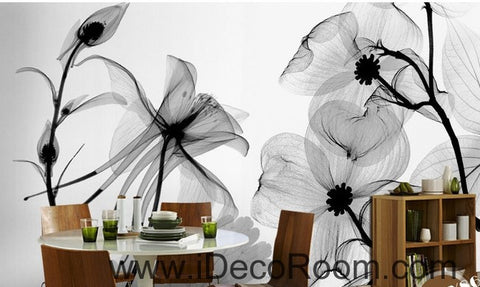 Image of Transparent Flower Petals IDCWP-000079 Wallpaper Wall Decals Wall Art Print Mural Home Decor Gift