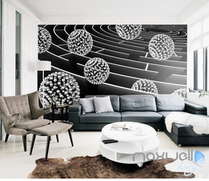 3D Modern Maze Ball 5D Wall Paper Mural Art Print Decals Living Room Decor IDCWP-3DB-000019