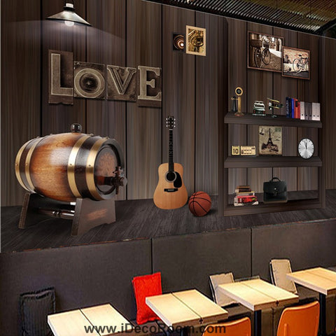 Image of Coffee shop Wallpaper Coffee Club Cafe Wall Murals IDCWP-CF-000005