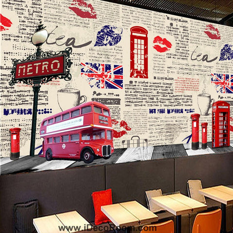 Image of Coffee shop Wallpaper Coffee Club Cafe Wall Murals IDCWP-CF-000008